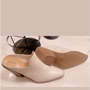 Cream mules